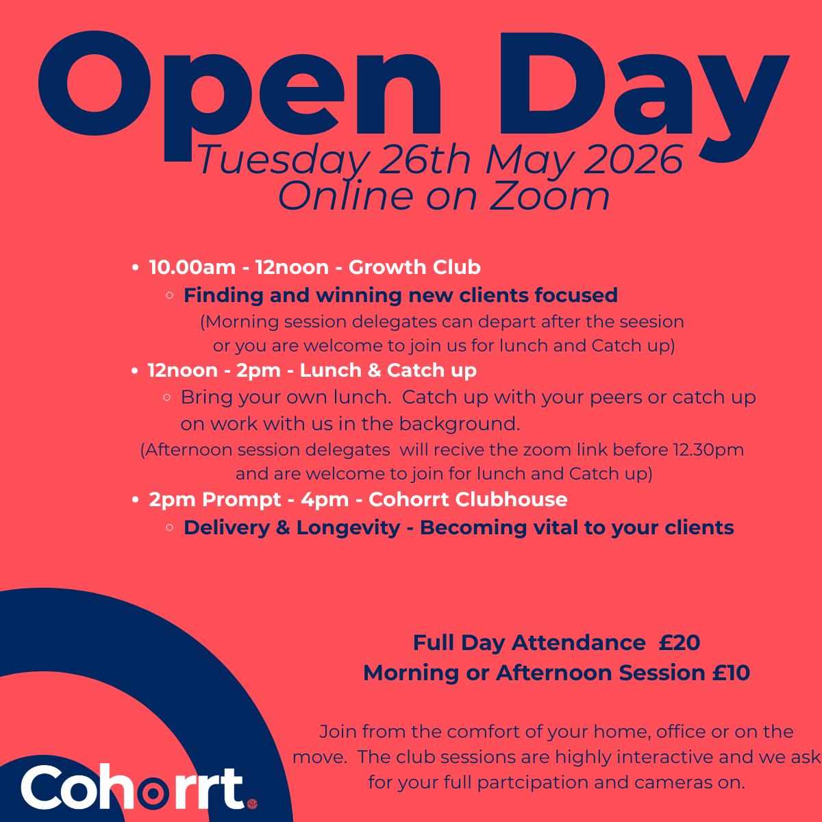 Cohorrt - Online Open Day
